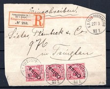 CHINA 3II auf BRIEFTEIL