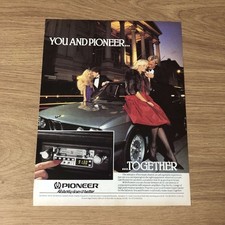 GRAM106 MAGAZINWERBUNG 11X8 PIONEER AUTORADIOANLAGE
