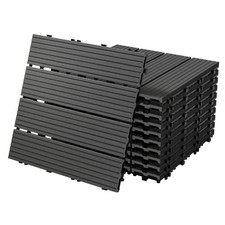 11x WPC Terrassenfliesen