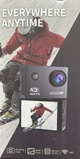 Yolansin 4K 30FPS Action Cam mit 64GB SD Karte Unterwasserkamera 131FT