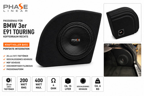 Phase linear auto - phase, subwoofer