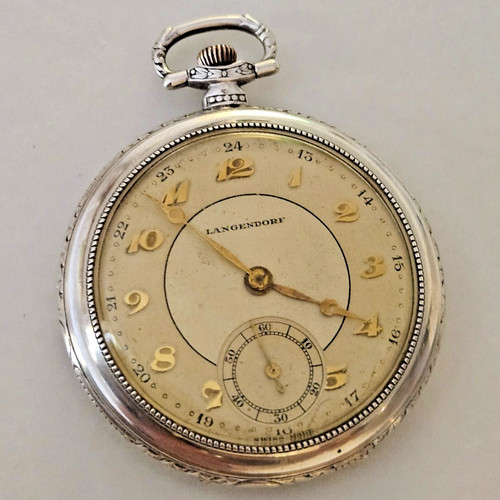 Herren taschenuhr langendorf - taschenuhr, "langendorf"