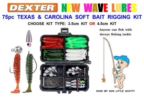 Dexter 75tlg texas rigging - dexter,