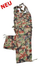 Original Schweizer CH Armee M70 Latzhose Alpentarn, Feldhose, Tarnhose ** NEU **