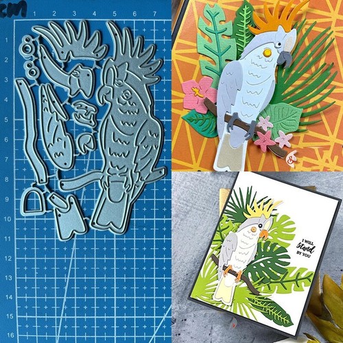 Kakadu papagei stencil cutting - papagei,