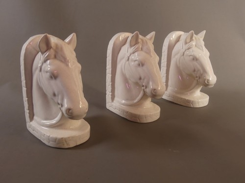 Set buchstützen pferdekopf - 3,
