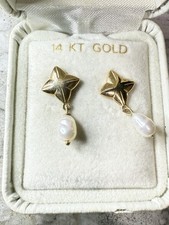 Vintage Ohrringe massiv 14k