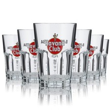 6x Havana Club Glas 0,34l Longdrink Cocktail Aperitif Cuba Libre Gläser Gastro