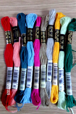 10 x Original DMC Stickgarne -