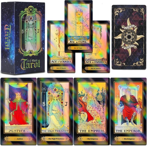 Holografische tarotkarten - holografische, 78