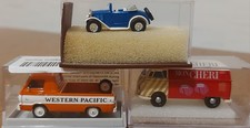 Brekina 1:87 BMW Dixi, Dodge A 100 WESTERN PACIFIC und VW T1 MON CHERI in OVP