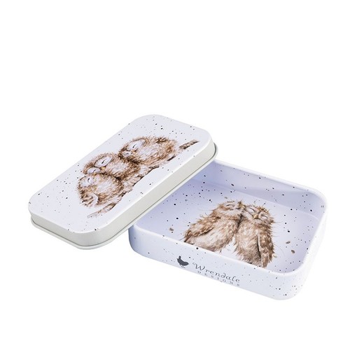 Dose mini tin metalldose - tin, mit