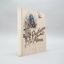 Altes Jugenstil Ansichtskarten Postkarten Album Deutschland+Kalifornien 1.93Z