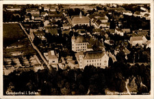 AK GRUSS AUS SCHLESIEN GNADENFREI REICHENBACH BRESLAU LUFTBILD FLIEGERAUFNAHME