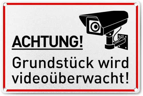 Achtung videoüberwachung - achtung,
