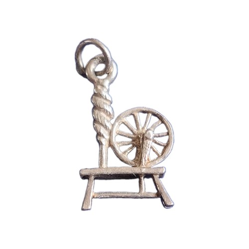 Spinnrad silber souvenir - spinnrad,