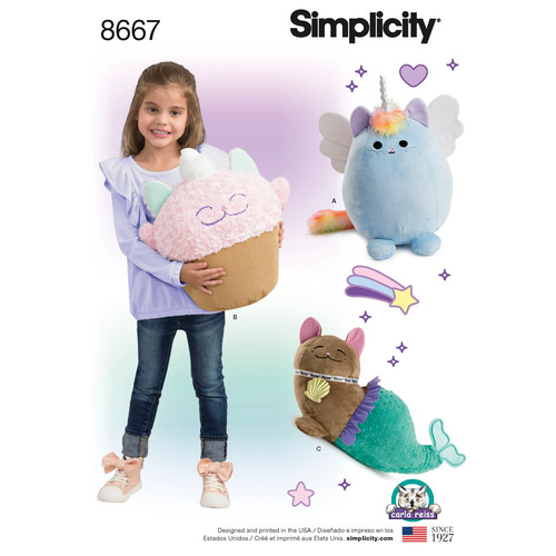 Simplicity 8667 kuschelkatzen - 8667,