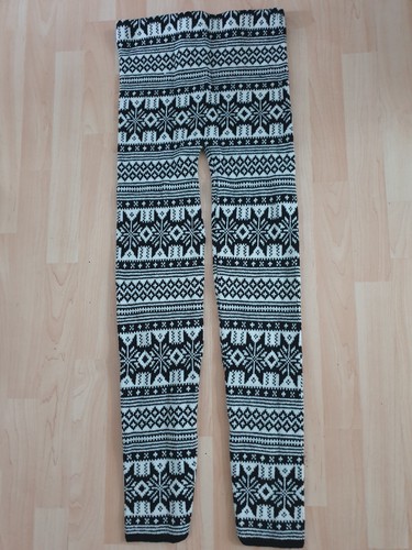 Winter leggings schwarz - leggings, l/xl
