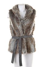 flame Weste Kunstpelz Fake Fur
