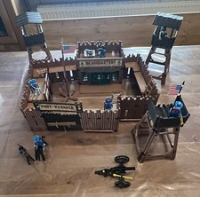 Playmobil 3419 Fort Randall Western Soldaten mit 3 Türmen Kanone Etc.