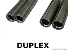 FOX Duplex Sportauspuff VW Golf 3 III re/li je 2x76