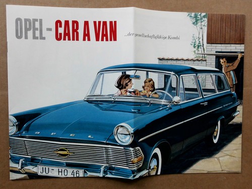 Opel rekord car van - car,