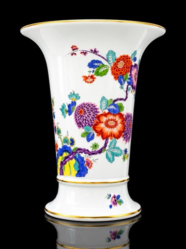 Meissen vase indisches - meissen, vase,