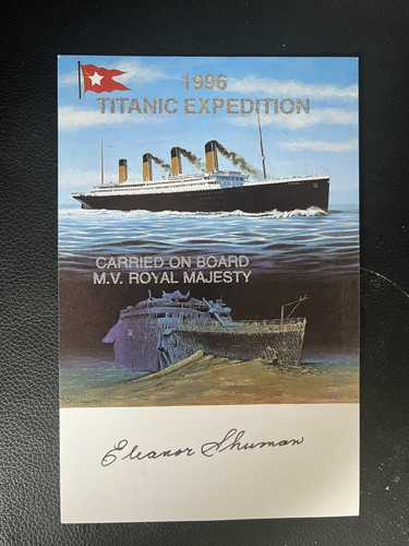 Elaenor shuman titanic - shuman,