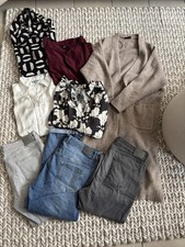 Damen Bekleidungspaket  H&M Gina Benotti Gr. 44 - 46 Jeans Blusen Kleid Jacke