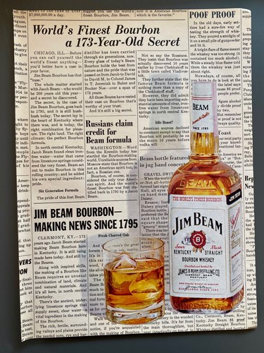 1968 jim beam bourbon whiskey - 1968,