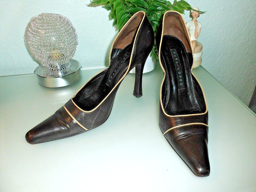 Pura lopez leder pumps - pura, braun