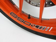 Sticker rim bed set lettering