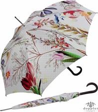 Doppler Regenschirm Stockschirm Damen Automatik Manufaktur Boheme Spring Blumen