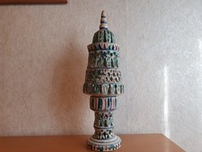 Handbemalte keramiklampe - keramiklampe, im
