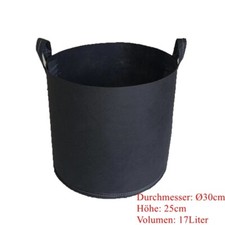 10x Pflanzsack Pflanztasche Pflanzbeutel Pflanztaschen (dünne Dicke) 17L