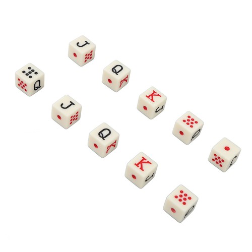 20pcs spanish poker dice - spanish,