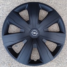 4 Alu-Design Radkappen 15 Zoll Tenzo black für Opel