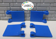 (D7/14 ) Lego 4x 2335 Fahne / Flagge blau 6274 6271 10210 6044 6290 6289 70402