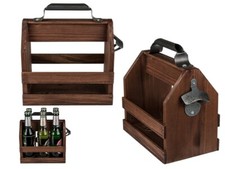 Party Holz Bierträger Sixpack