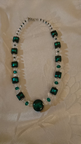 Kette aus murano glasperlen - kette, murano-glasperlen