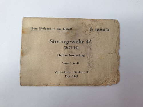 Mp44 stg44 gebrauchsanleitung - mp44,