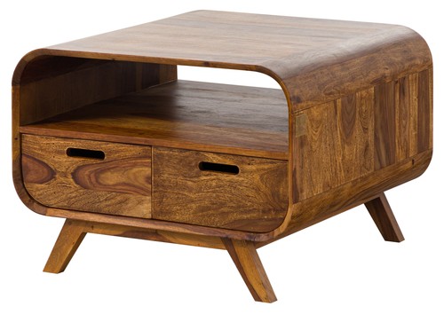 Couchtisch sheesham 70x70x50 - couchtisch,