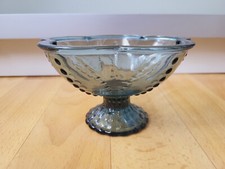 IKEA YNGAREN | Glasschale Servierschale Schüssel Deko Vintage-Look grau blau