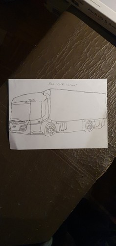 Selbst gemalte auto - selbst,