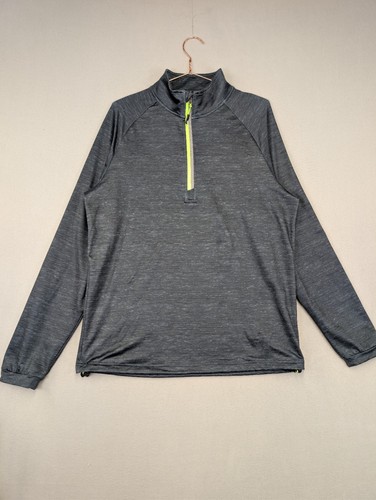 Island green zip - 1/4, pullover