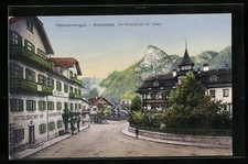 Oberammergau, Hauptplatz gegen