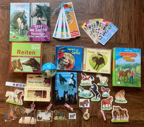 Pferde mädchen set reiten - pferde,