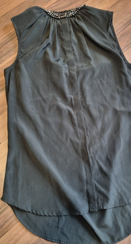 Longbluse 38 schwarz - h&m,
