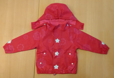 TCM Regenjacke  in Größe 86-92, Farbe ROT,  100% Polyester, Fleece Futter