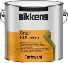 1L 2,5L  Liter - Sikkens Cetol HLS Extra Dünnschicht Lasur Holzschutz (Farbwahl)